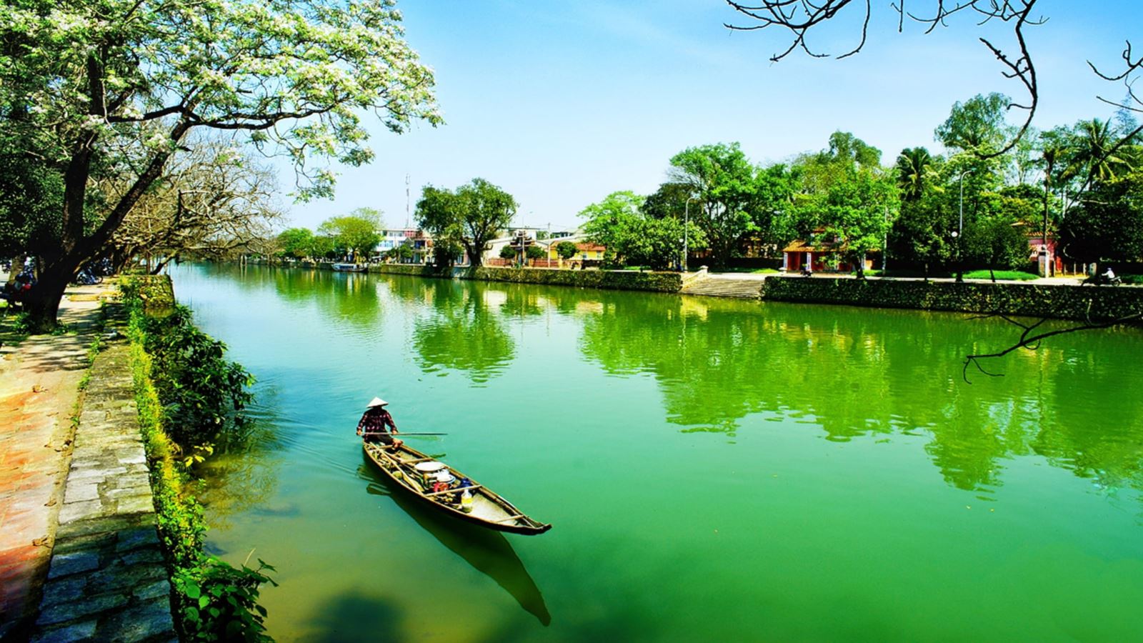 Huong River in Hue City